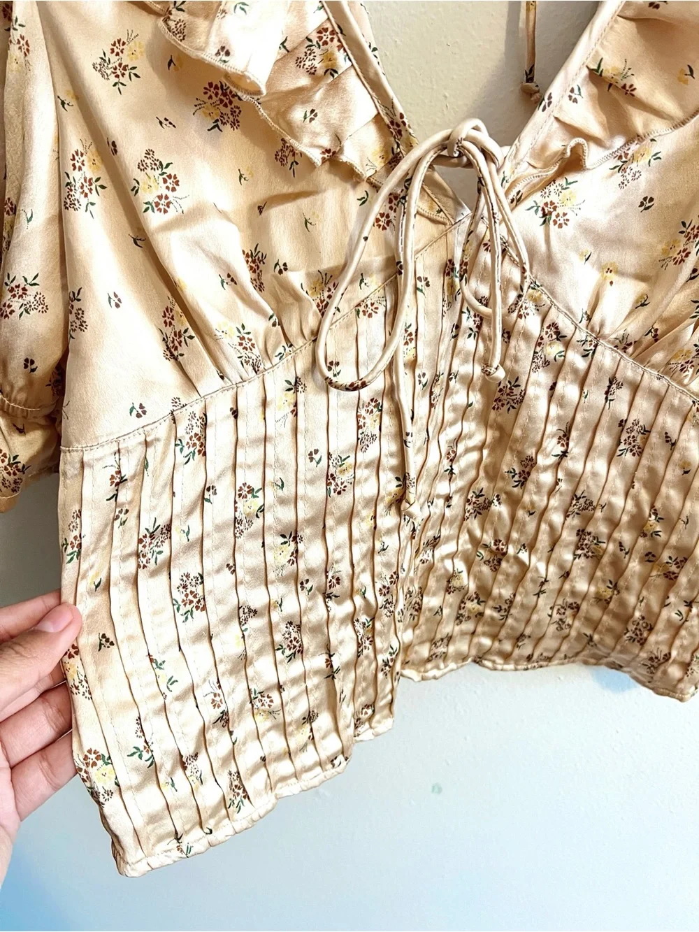Free People Isabella Silky Blouse